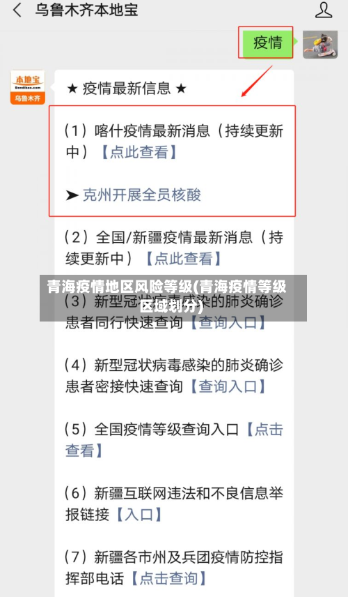 青海疫情地区风险等级(青海疫情等级区域划分)-第2张图片