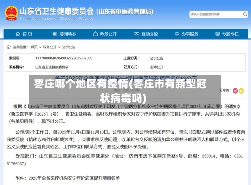 枣庄哪个地区有疫情(枣庄市有新型冠状病毒吗)-第3张图片