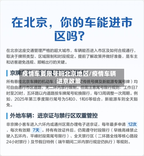 疫情车要限号吗北京地区/疫情车辆进京政策