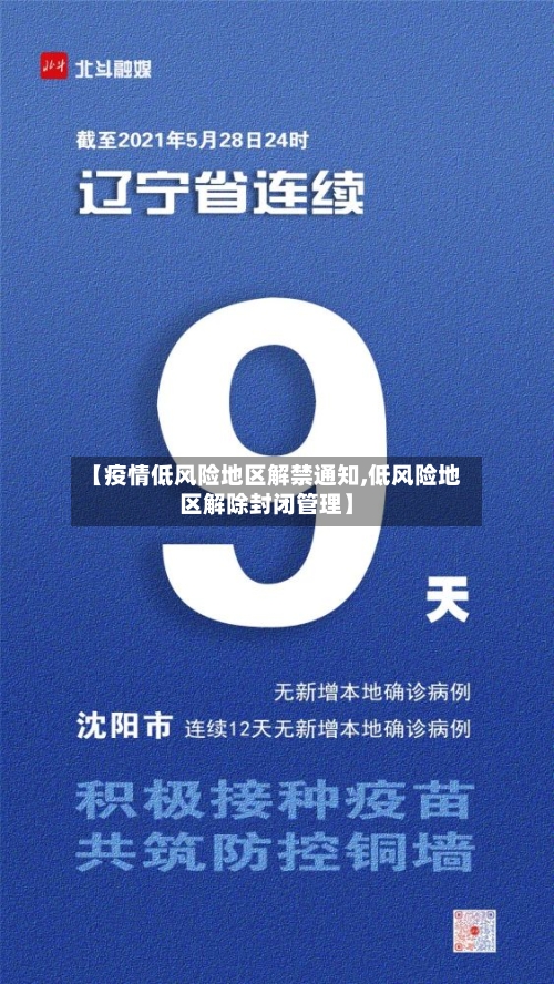 【疫情低风险地区解禁通知,低风险地区解除封闭管理】