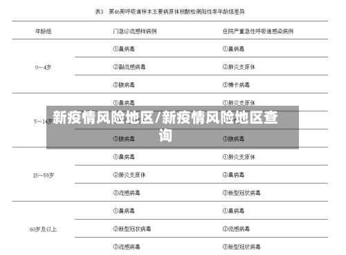 新疫情风险地区/新疫情风险地区查询