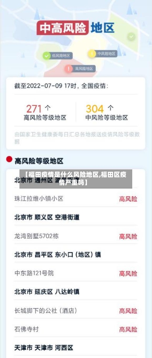 【福田疫情是什么风险地区,福田区疫情严重吗】-第2张图片