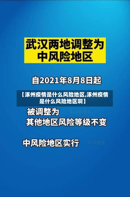 【涿州疫情是什么风险地区,涿州疫情是什么风险地区啊】