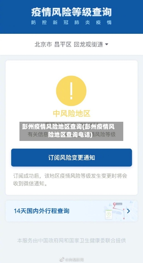 彭州疫情风险地区查询(彭州疫情风险地区查询电话)-第2张图片