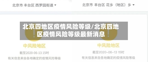 北京四地区疫情风险等级/北京四地区疫情风险等级最新消息