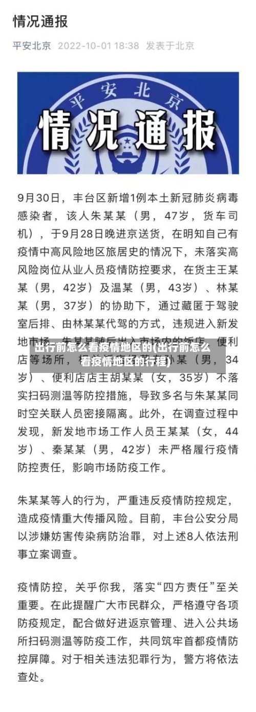 出行前怎么看疫情地区的(出行前怎么看疫情地区的行程)-第2张图片