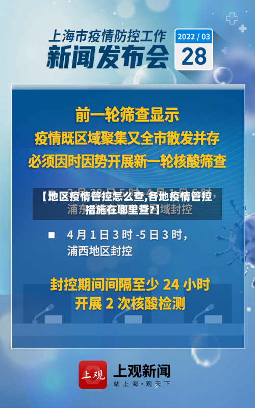 【地区疫情管控怎么查,各地疫情管控措施在哪里查?】